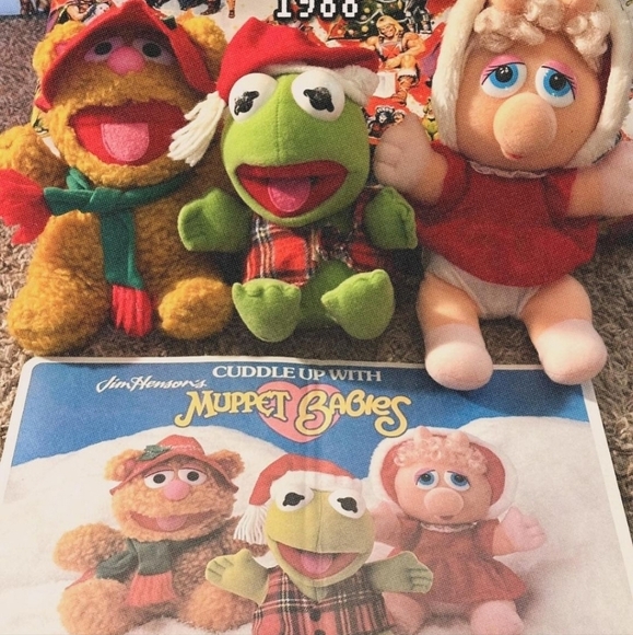 VTG NWT McDonald’s Miss Piggy Baby Christmas 1987 10" Plush Stuffed Animal - Picture 11 of 11